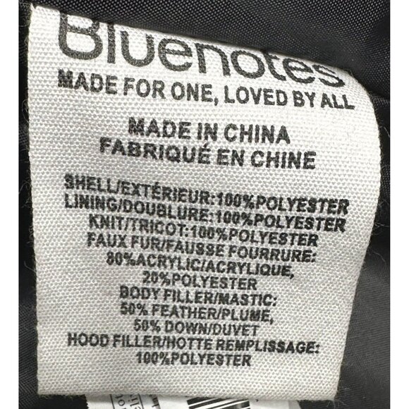 Bluenotes Womens Winter Parka Jacket Down Filled Faux Fur Hood Green Small - Picture 8 of 13